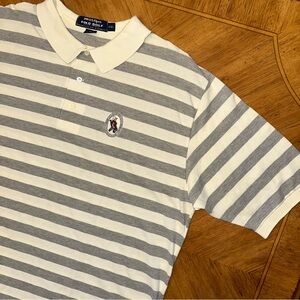 Vintage 1999 Polo Golf Ralph Lauren US Open Pinehurst No 2 Shirt 2XL Striped USA